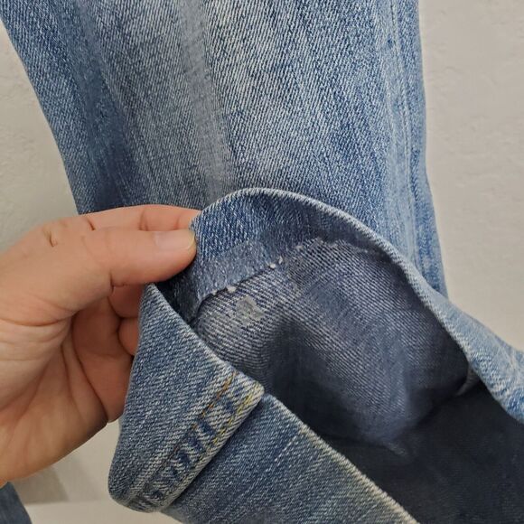 Levi's Womens 627 Straight Fit Jeans Size 29x29 (Altered) Medium Wash - Picture 4 of 13